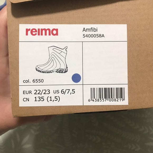 Reima Amfibi Boots Size 6 - Picture 5 of 5